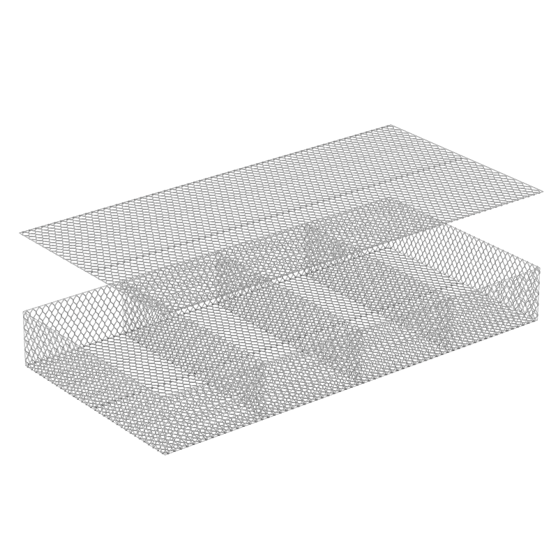 Габион матрац  ГСИ-К 4х2х0,5 оцинкованный, Ø проволоки 2,7/3,7 мм, размер ячейки 8х10 см фото